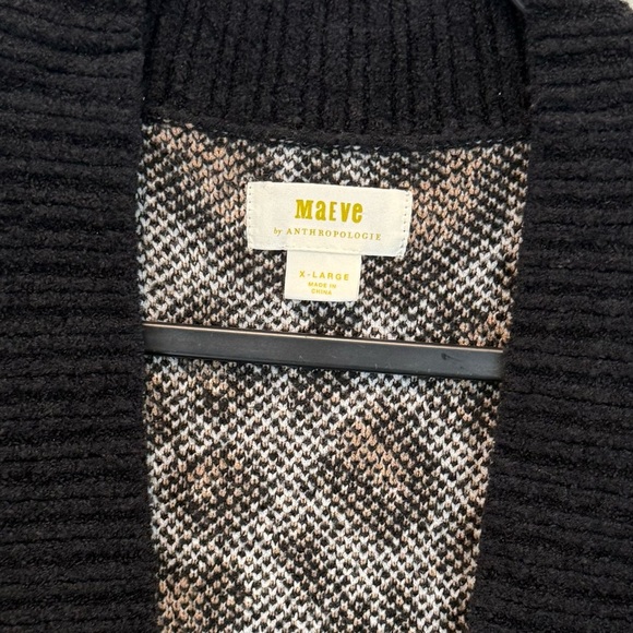 Anthropologie Maeve Makaya animal print longline cardigan sweater. Size XL - Picture 6 of 14